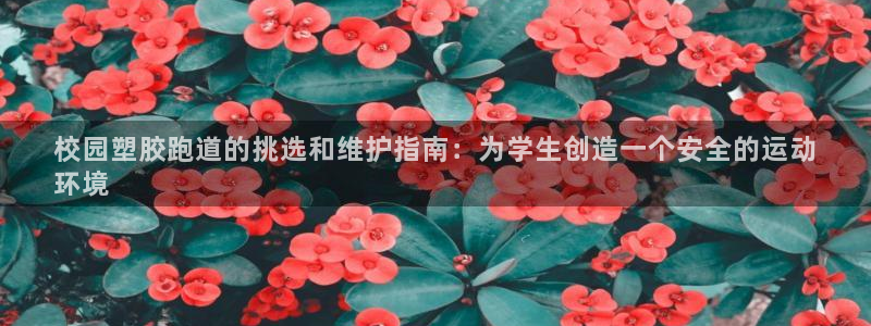 谈球吧全站app下载手机版：校园塑胶跑道的挑选和维护指南：为学生创造一个安全的运动
环境